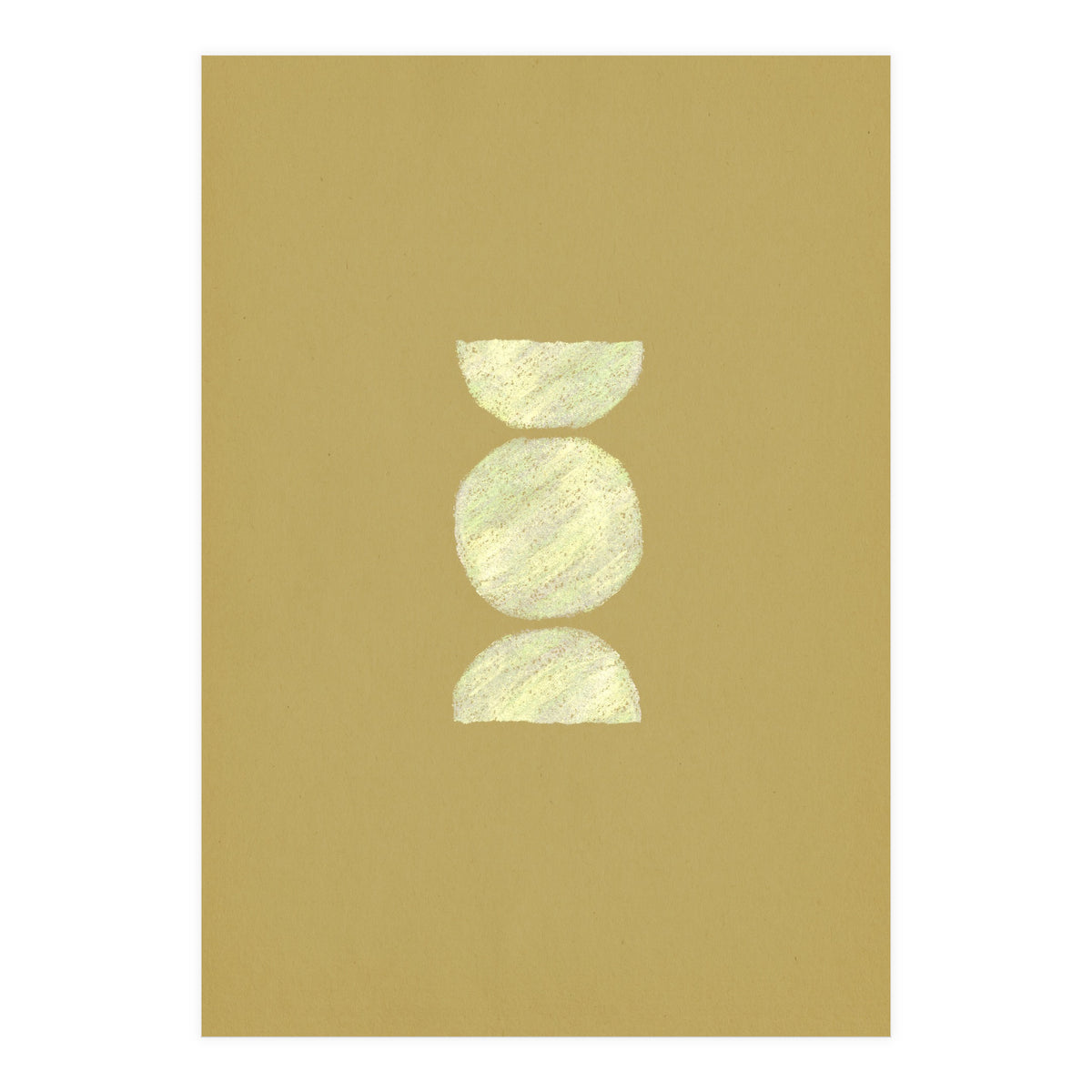 Olive green shapes (Print Only)