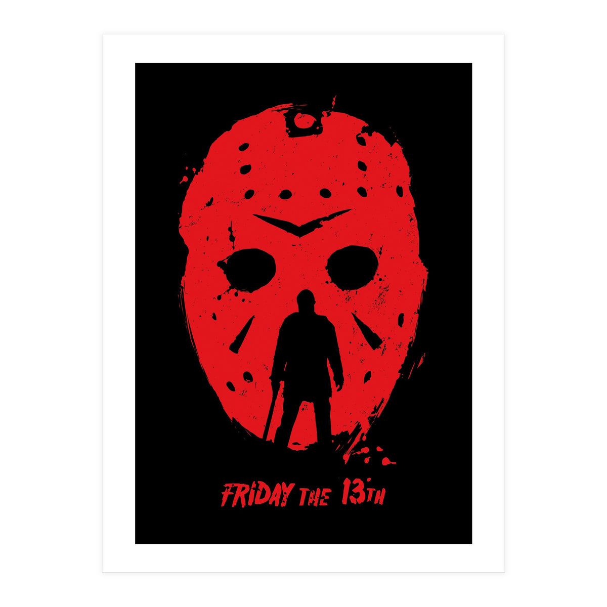 Friday the 13th movie poster (Print Only)