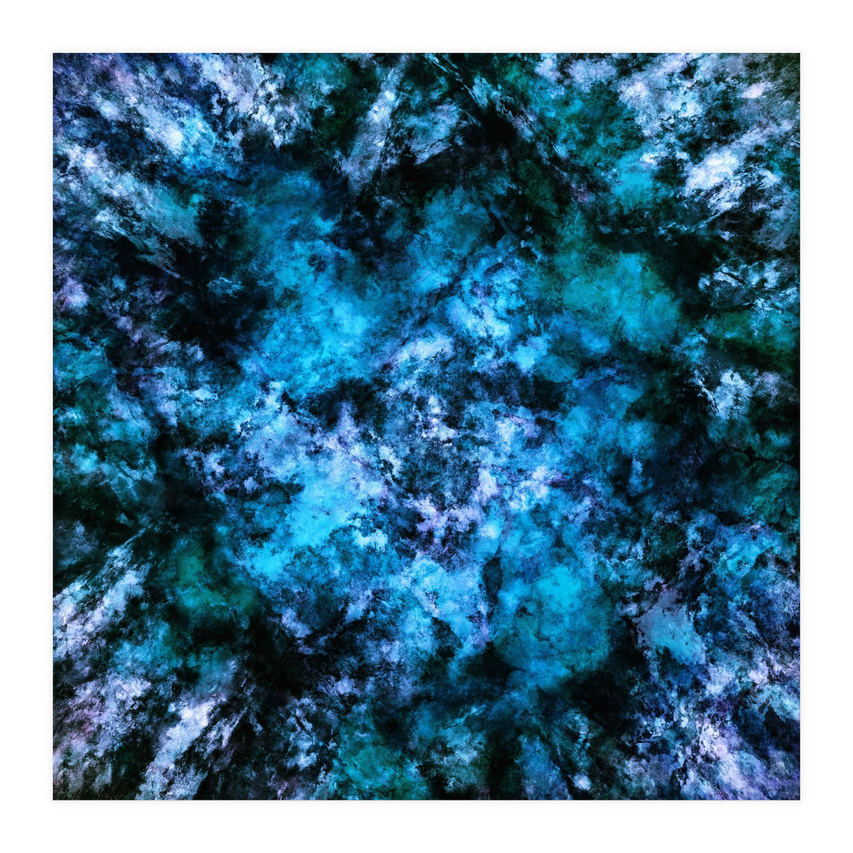 Blue Burst (Print Only)