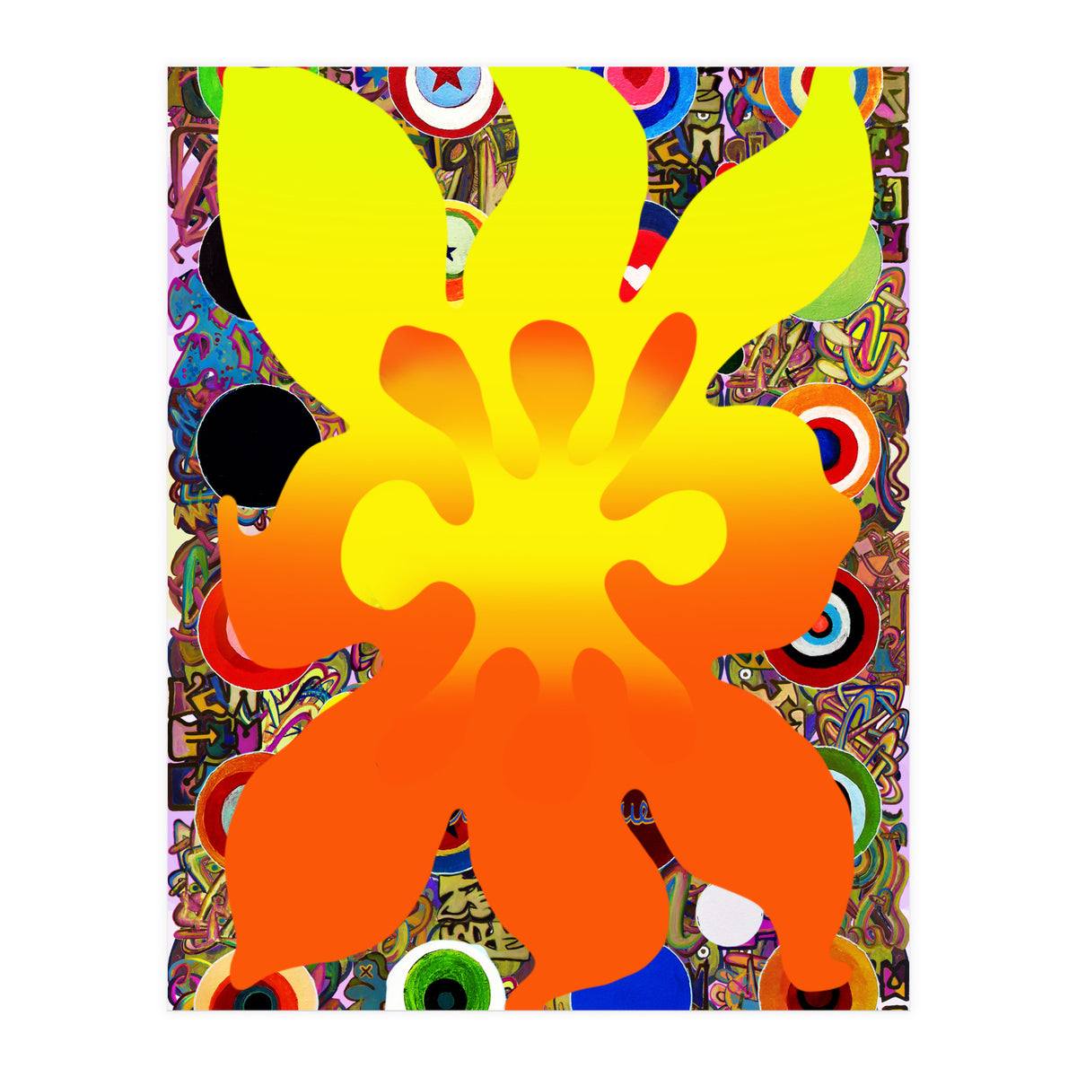 Fuego Y Graffiti 81 (Print Only)