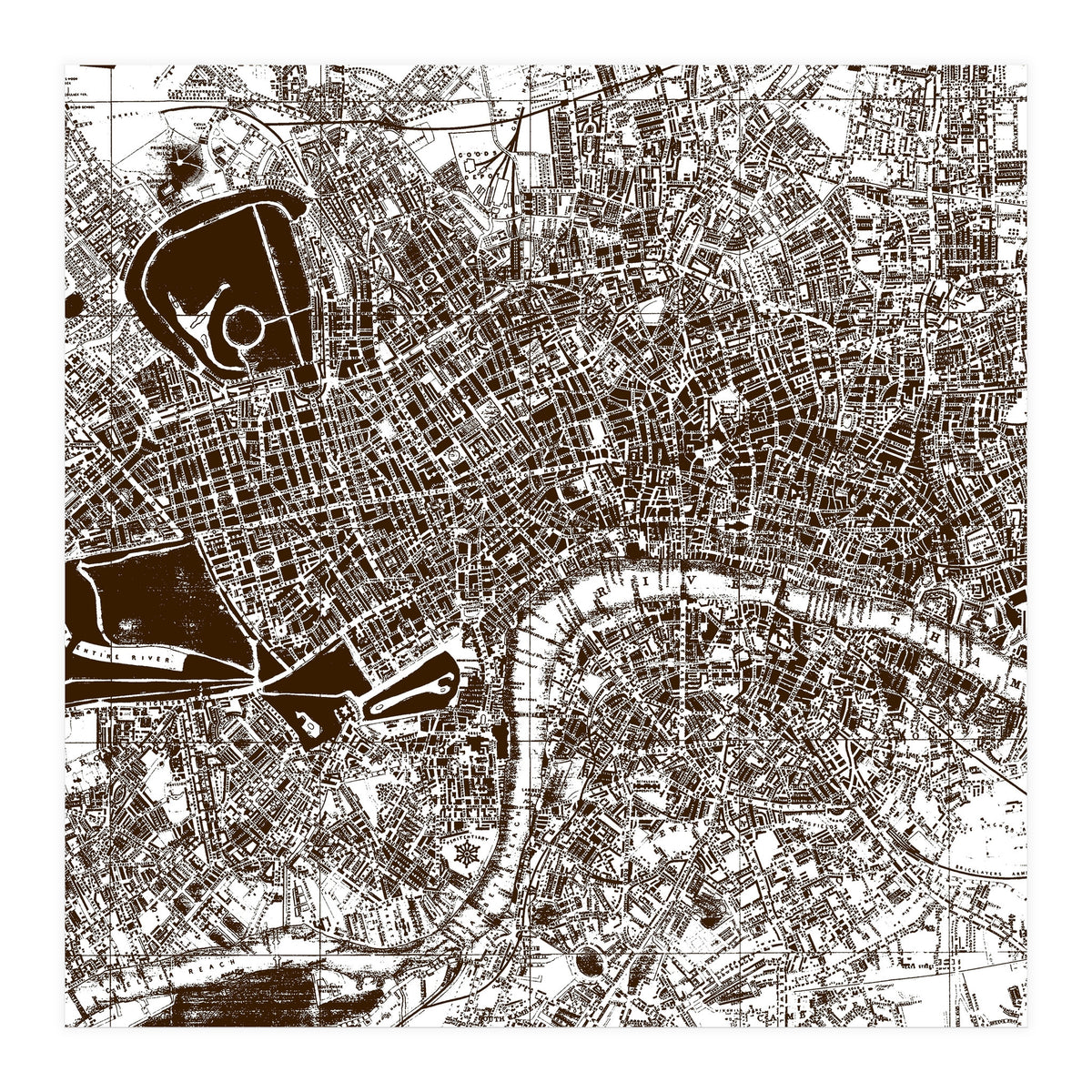 Old Town Map  (Print Only)