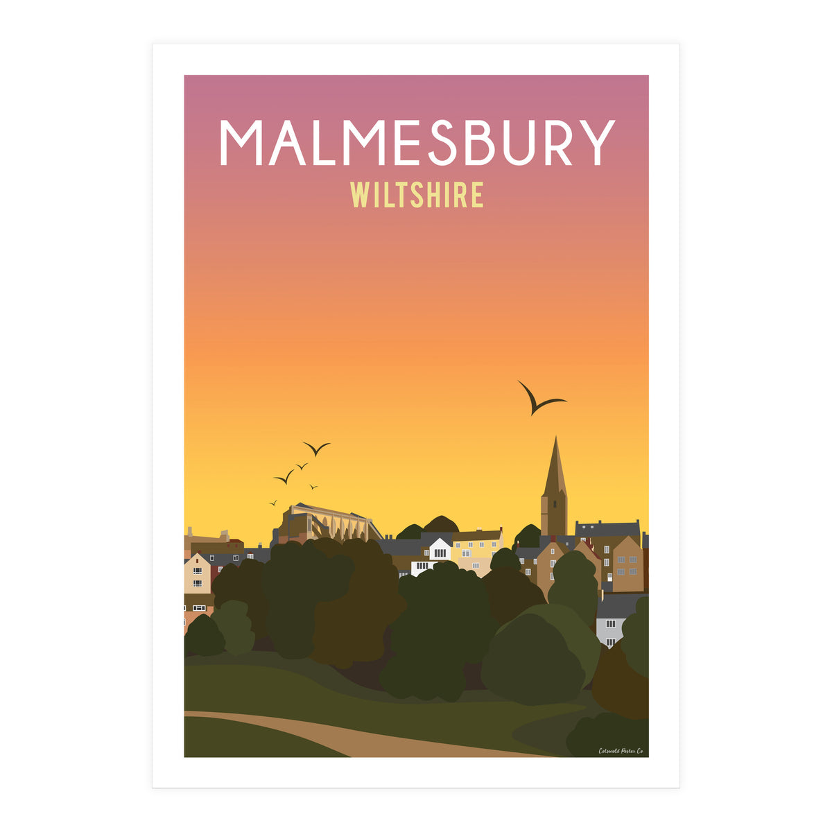 Malmesbury Sunset (Print Only)