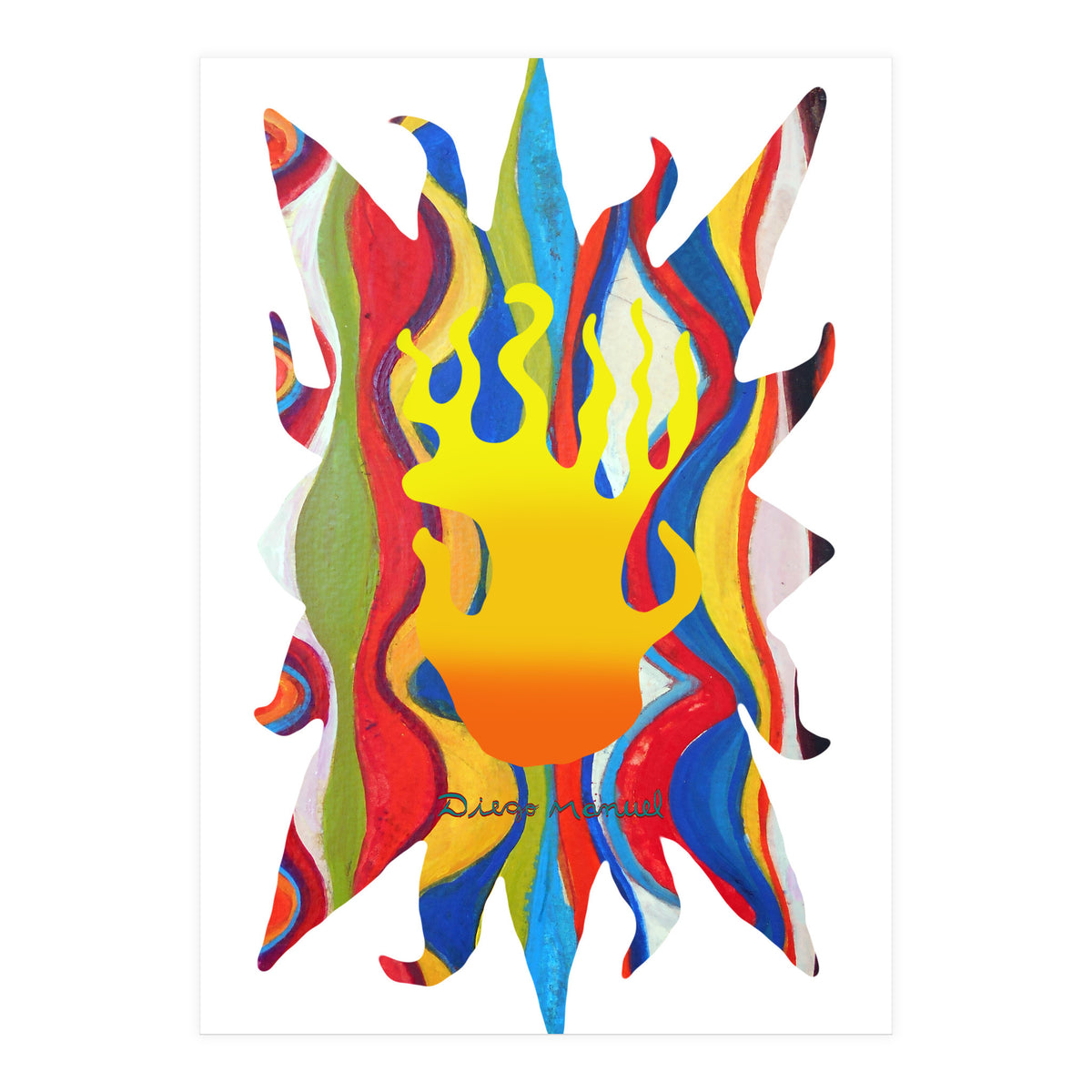 Fuego 10 Copia (Print Only)