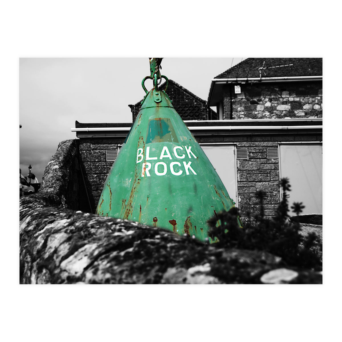 The Seaside Black Rock (Print Only)