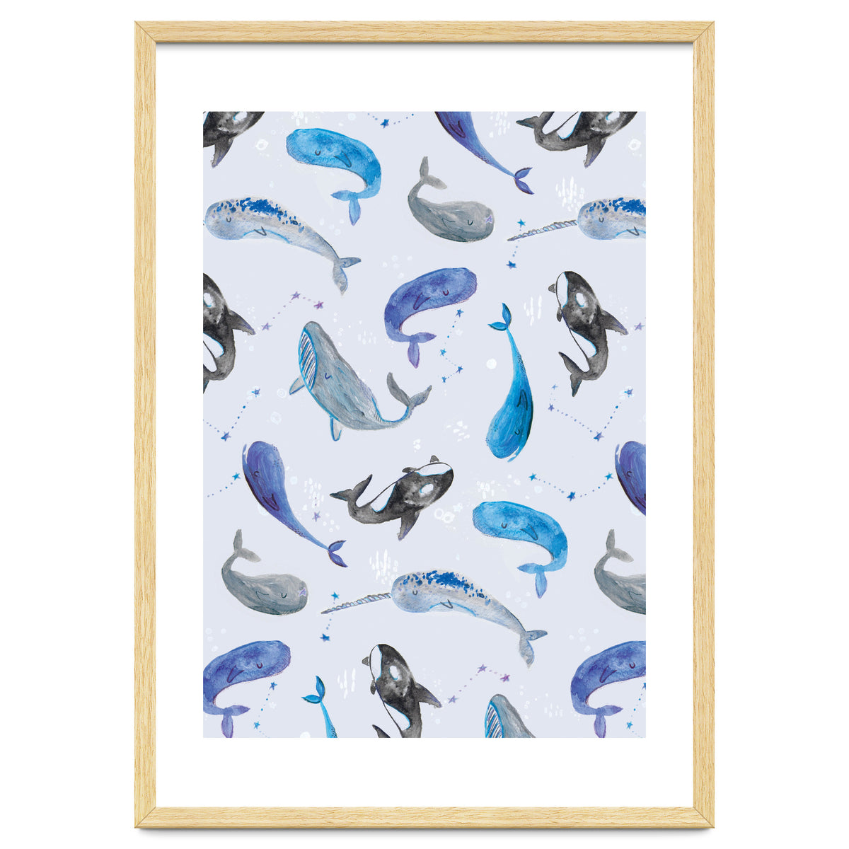 Whales Repeat Pattern