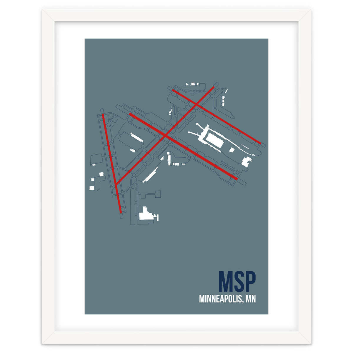 Minneapolis Airport Layout