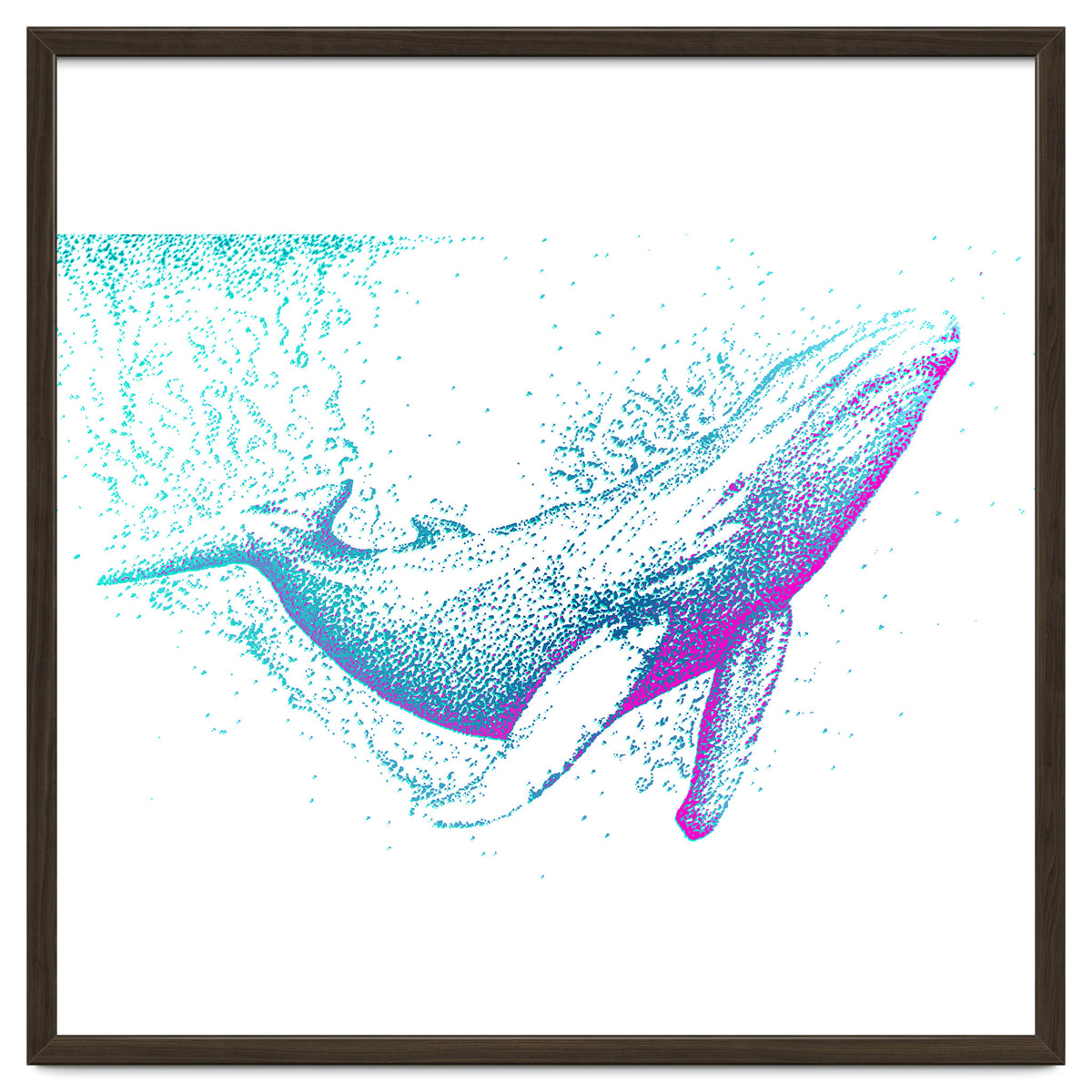 Diving Blue Whale