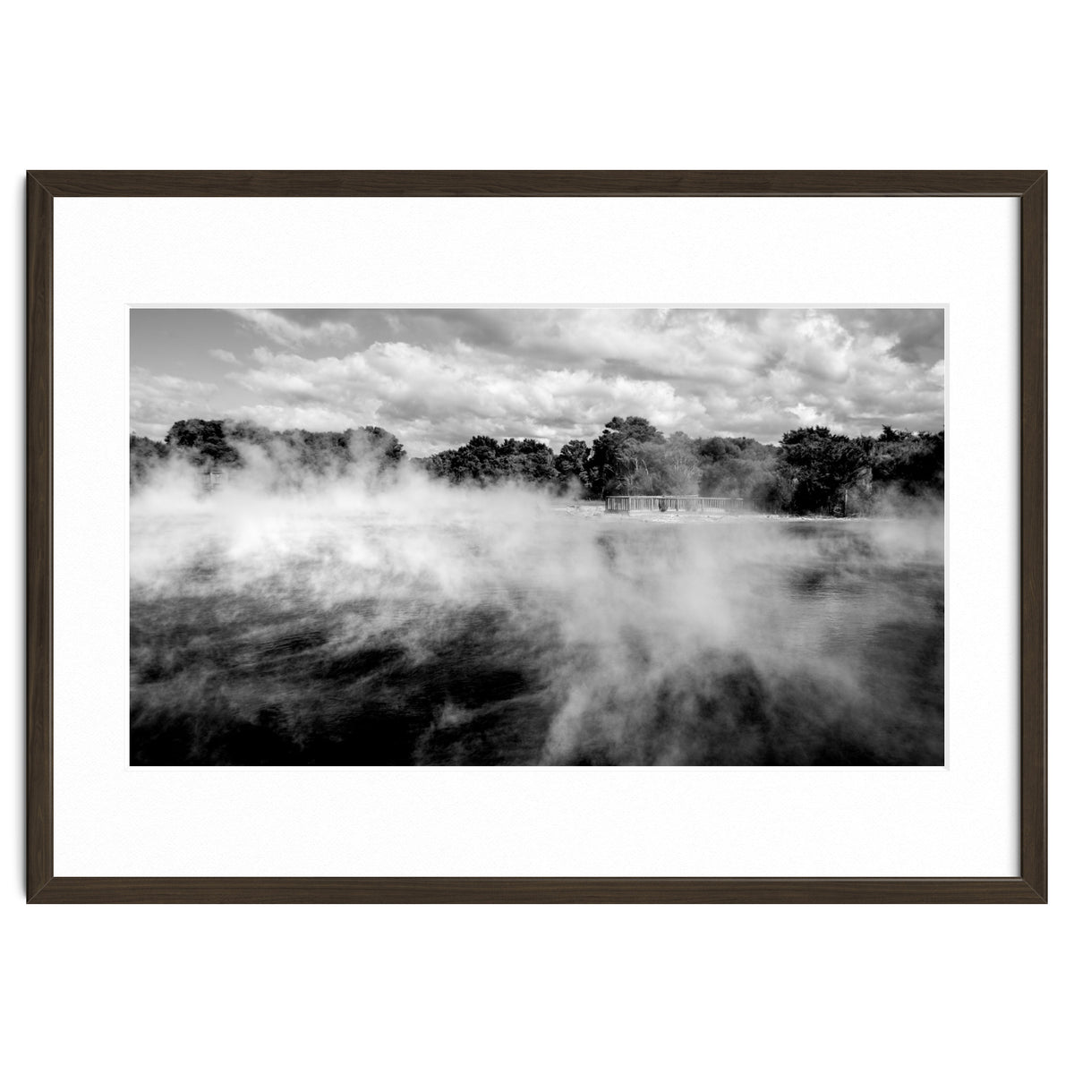 Vapors in Rotorua, New Zealand Art Print