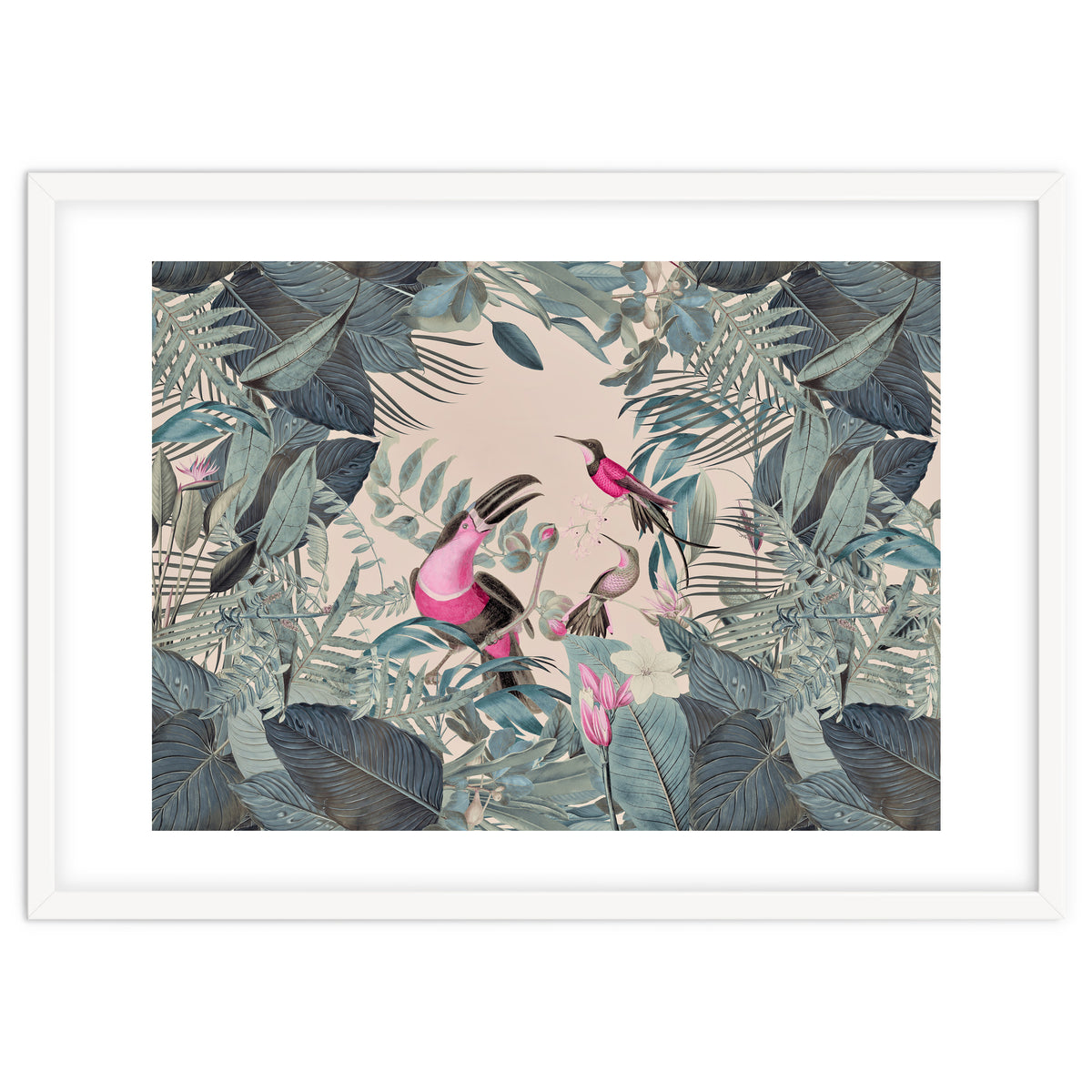 Green Jungle Toucans Color Look