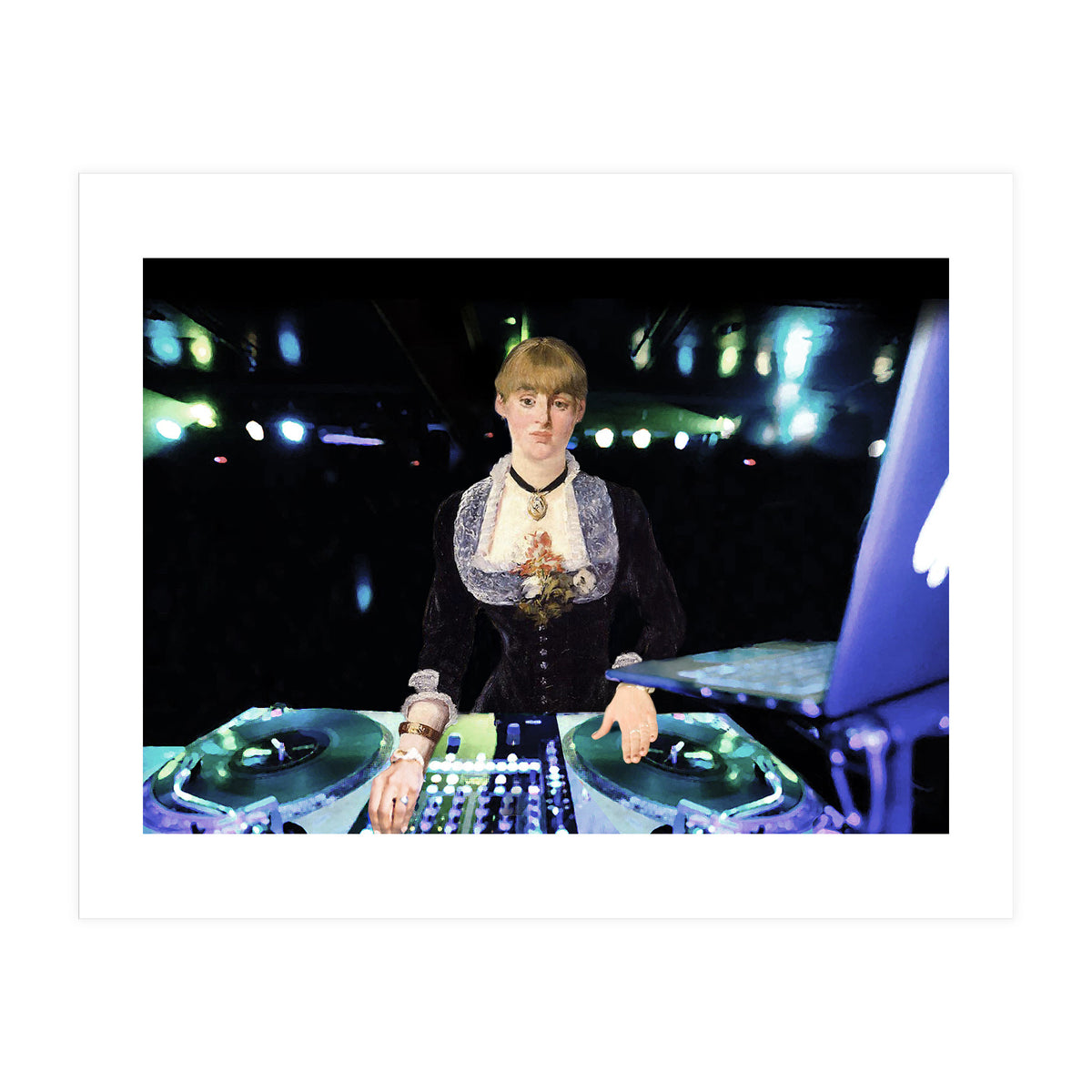 A Dj At The Foliesbergre (Print Only)