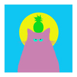 Tropical Lilac Cat  (Print Only) thumbnail