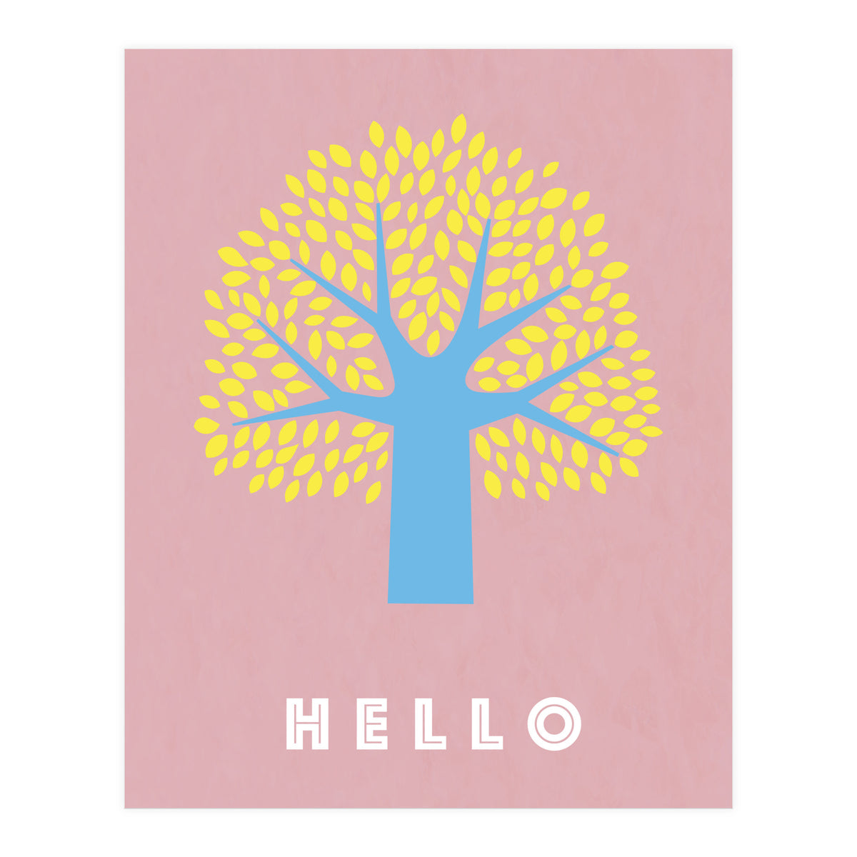 Hello - pop tree - (Print Only)
