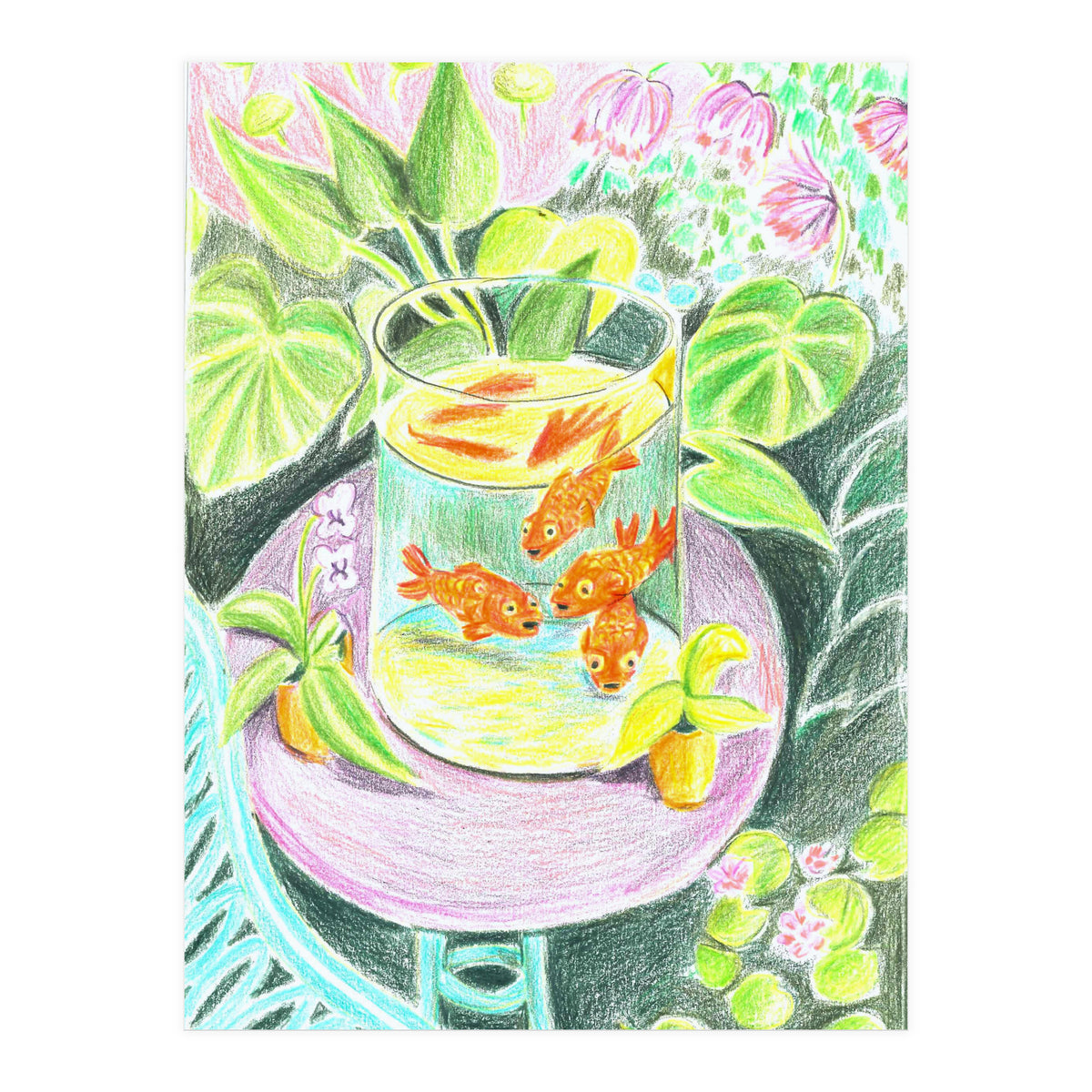 Fish Bowl Matisse (Print Only)