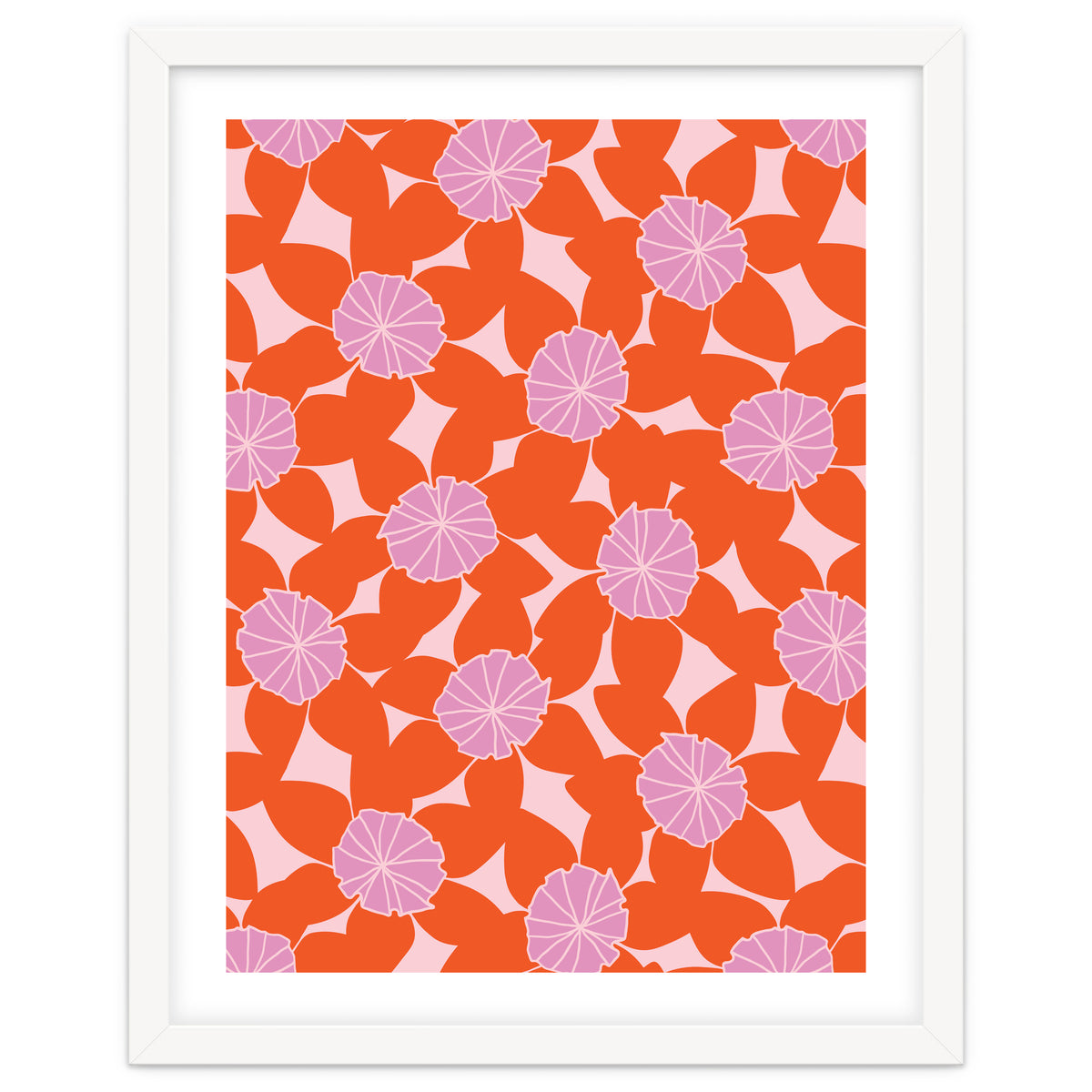 Purple Flower Pattern