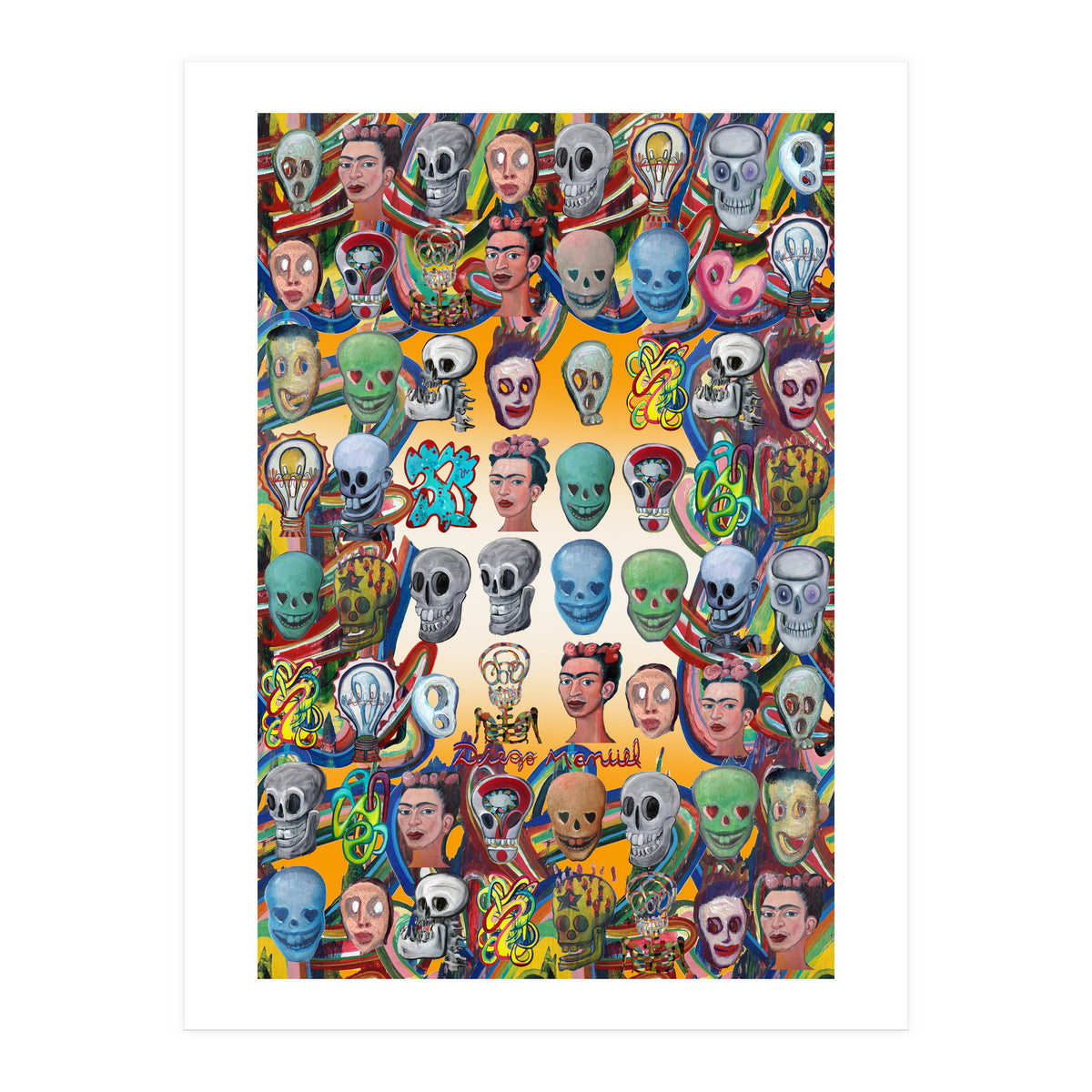 Calaveras Y Graffitis 2 (Print Only)