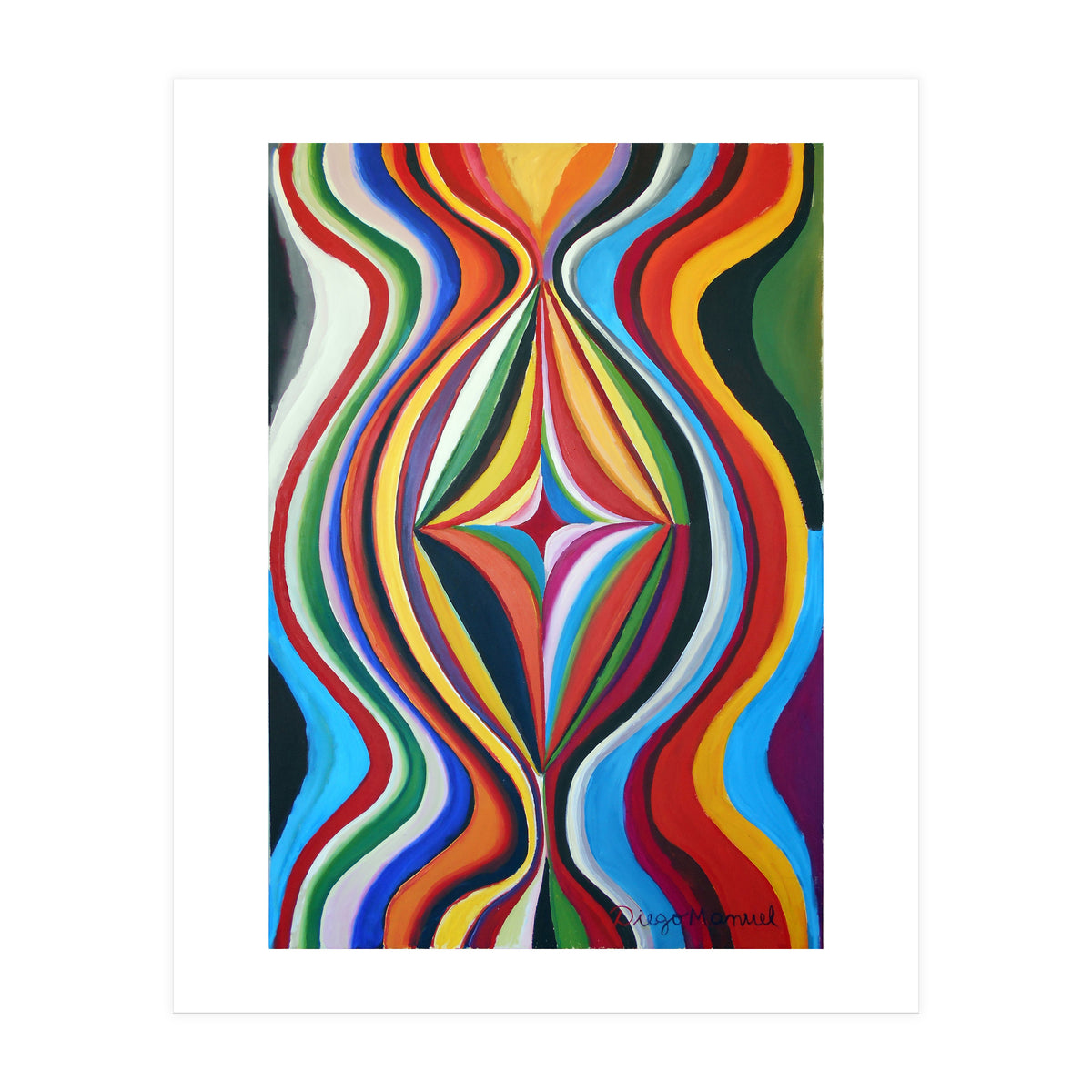 Graffiti Con Rombo (Print Only)