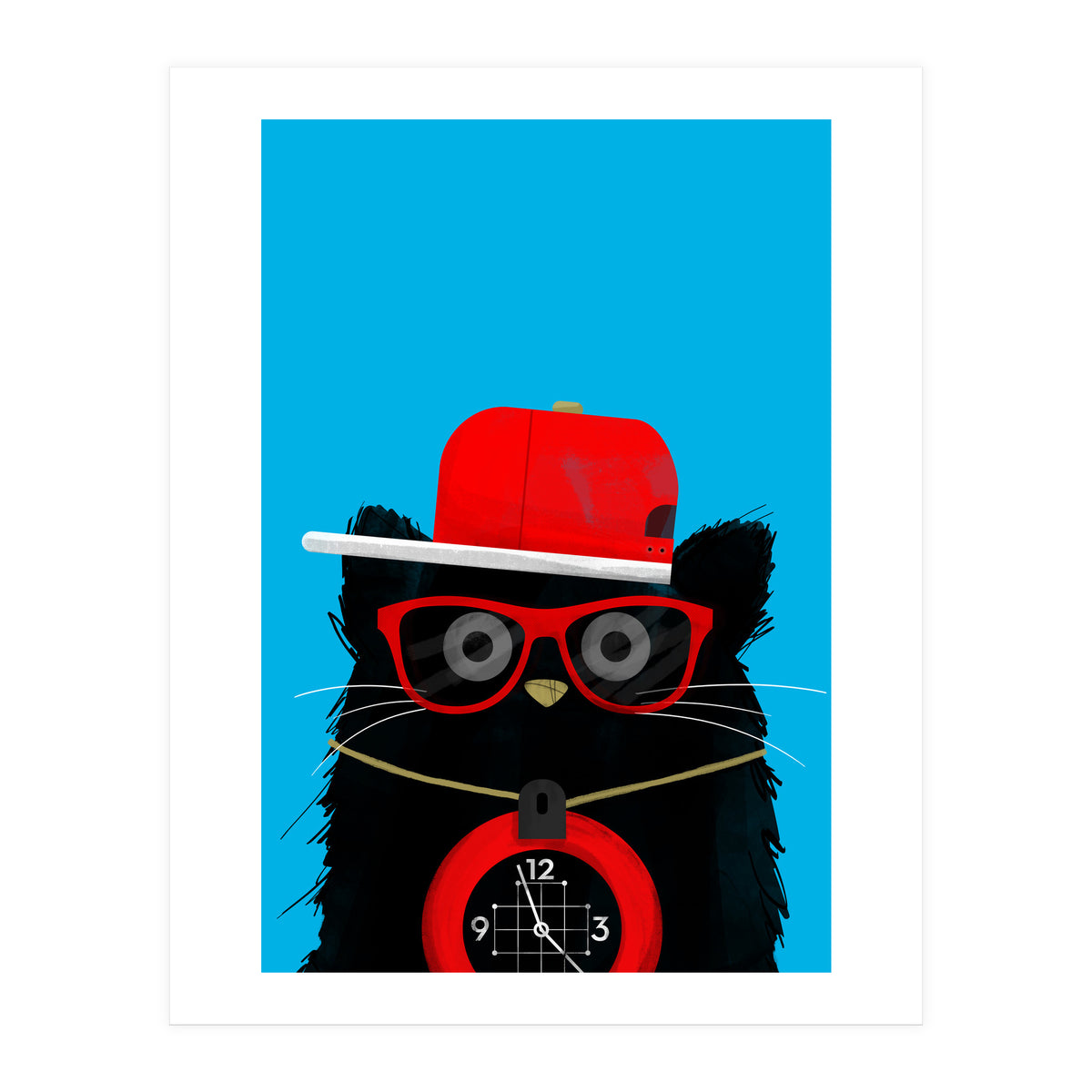 Doozal Cat Flavor Flav (Print Only)