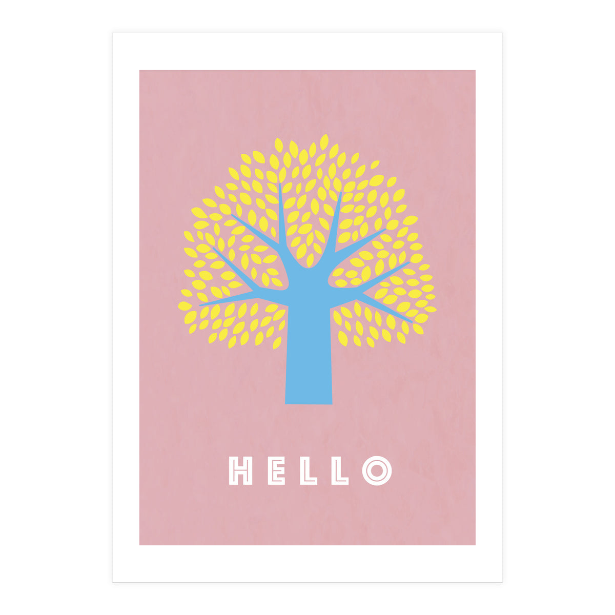 Hello - pop tree - (Print Only)