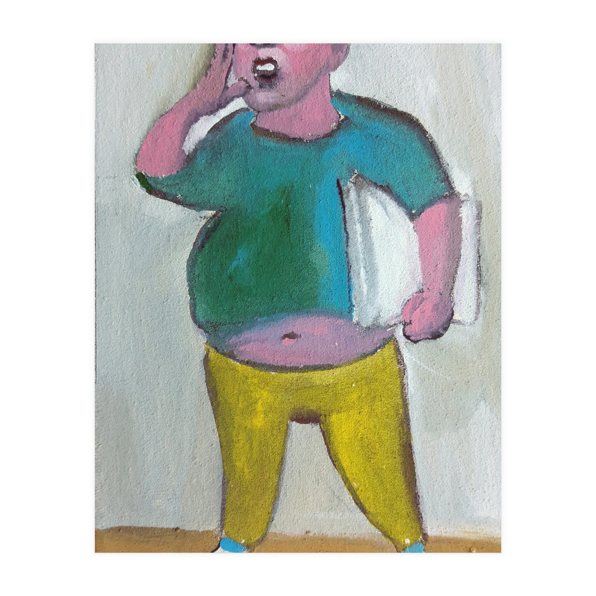 newspaper seller (Print Only)