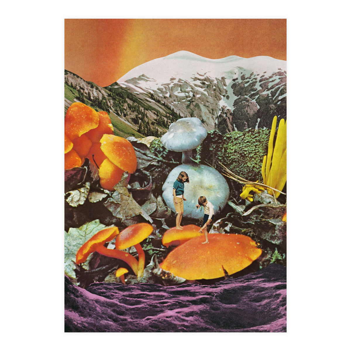 Glowing Mushrooms (Print Only)