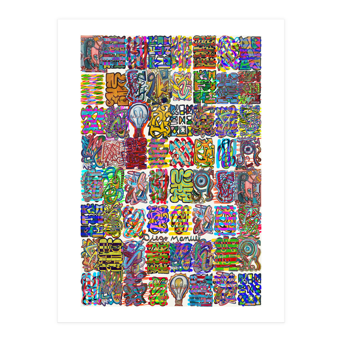 Graffitis 2021 Tapiz 110 (Print Only)