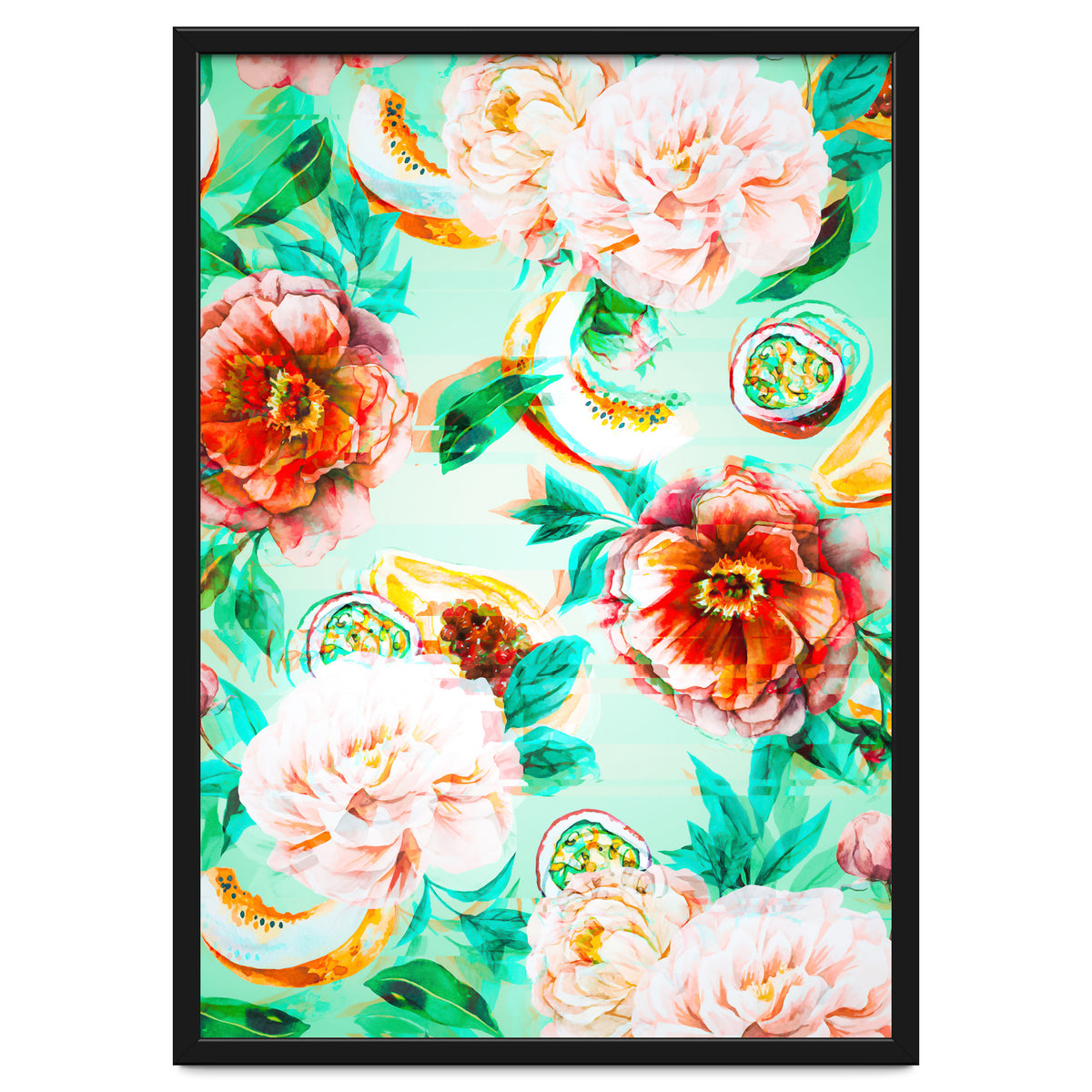 Tropical flowery fruit glitch