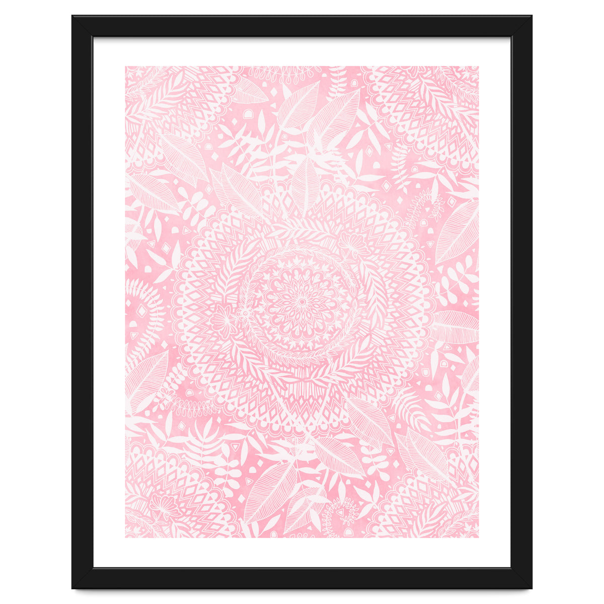 Medallion Pattern in Blush Pink