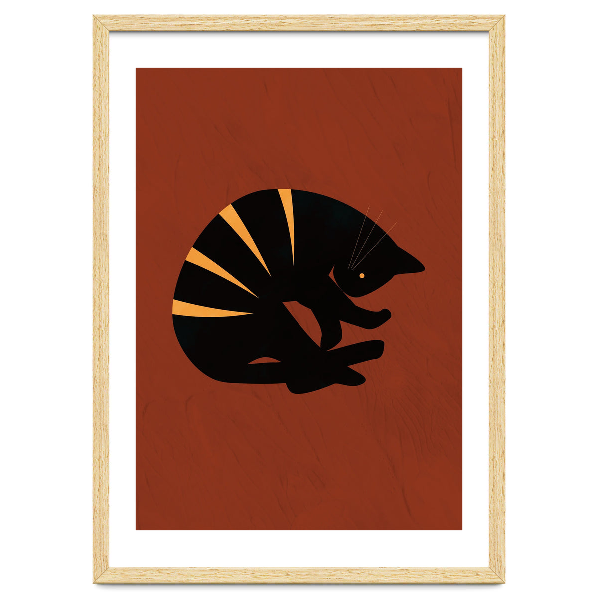 Black Cat Modern Terracotta