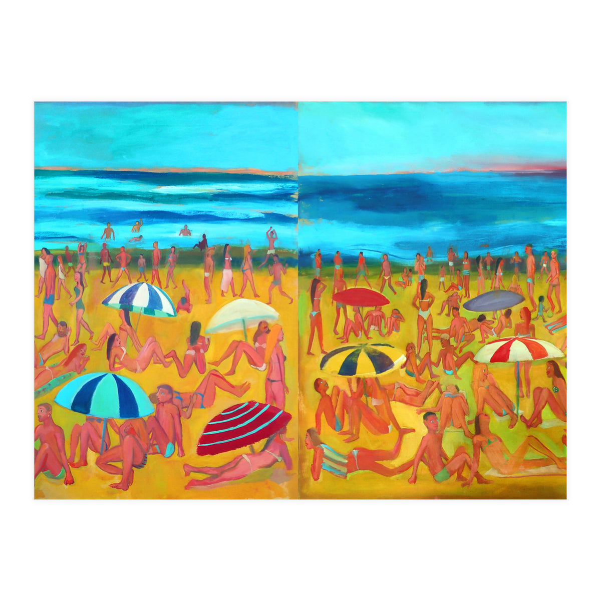 Mar Del Plata Diptico (Print Only)