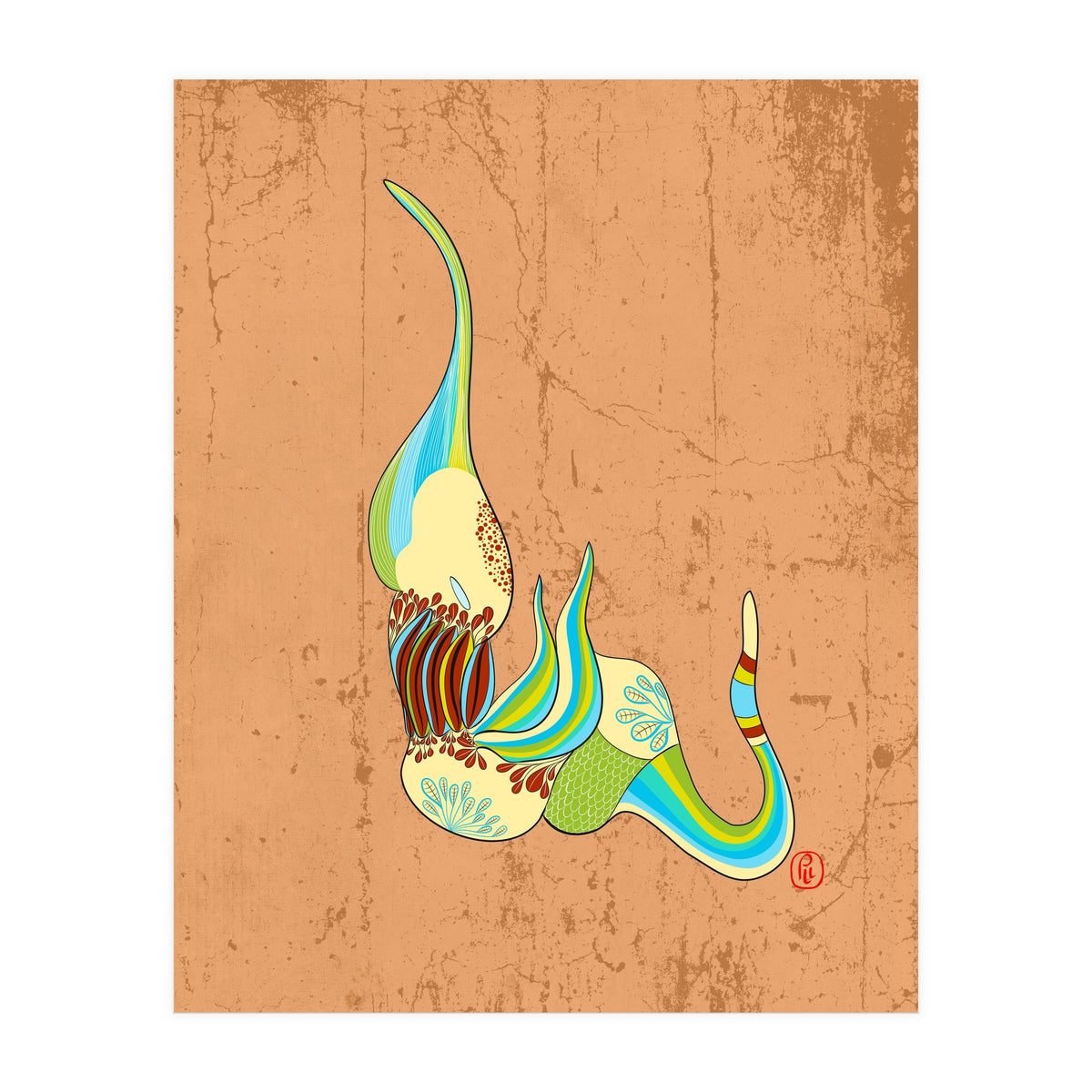 Floating Creature (Print Only)