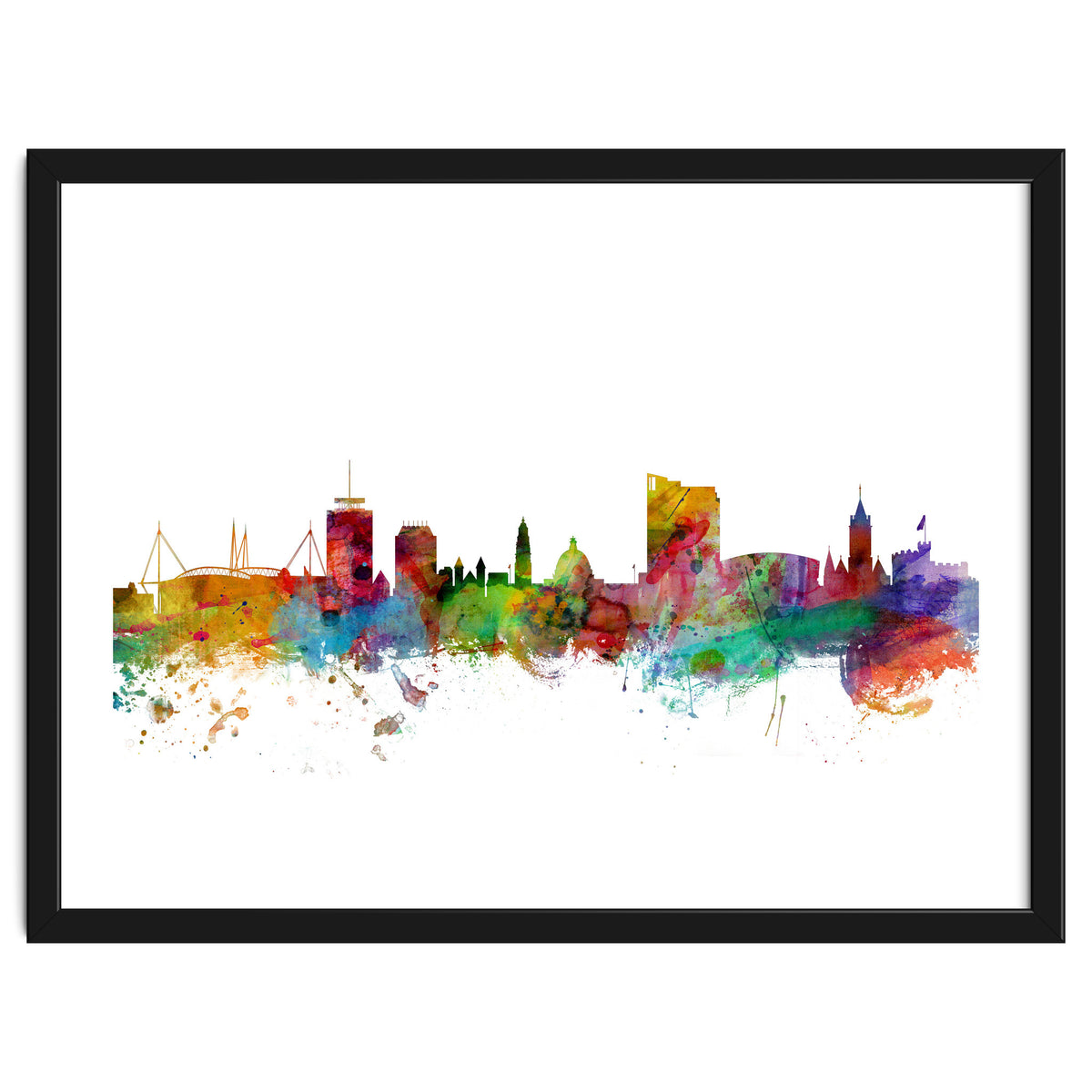 Cardiff Wales Skyline