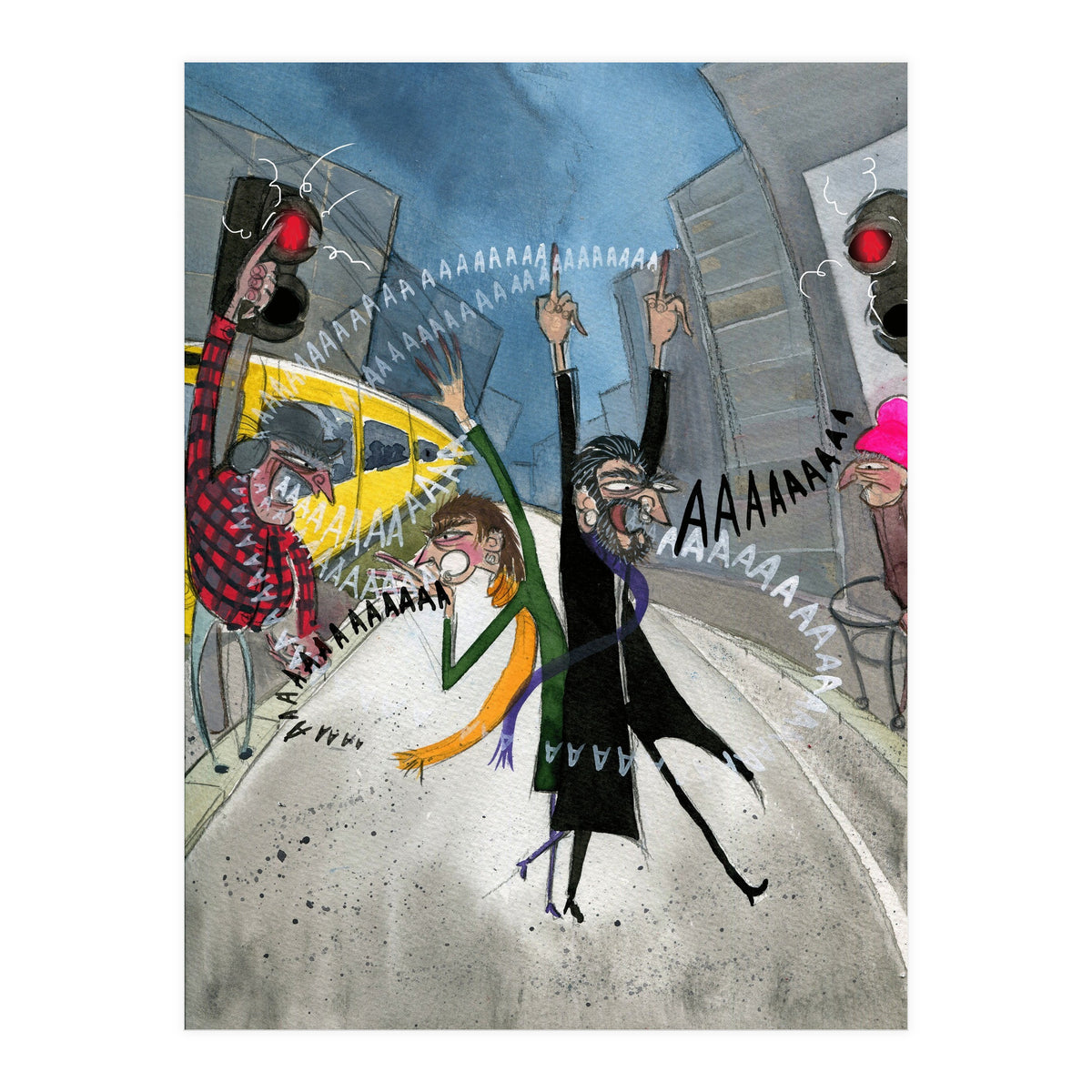 Berlin morning chit chat (Print Only)