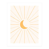 MOON IN LINES - GOLD (Print Only) thumbnail