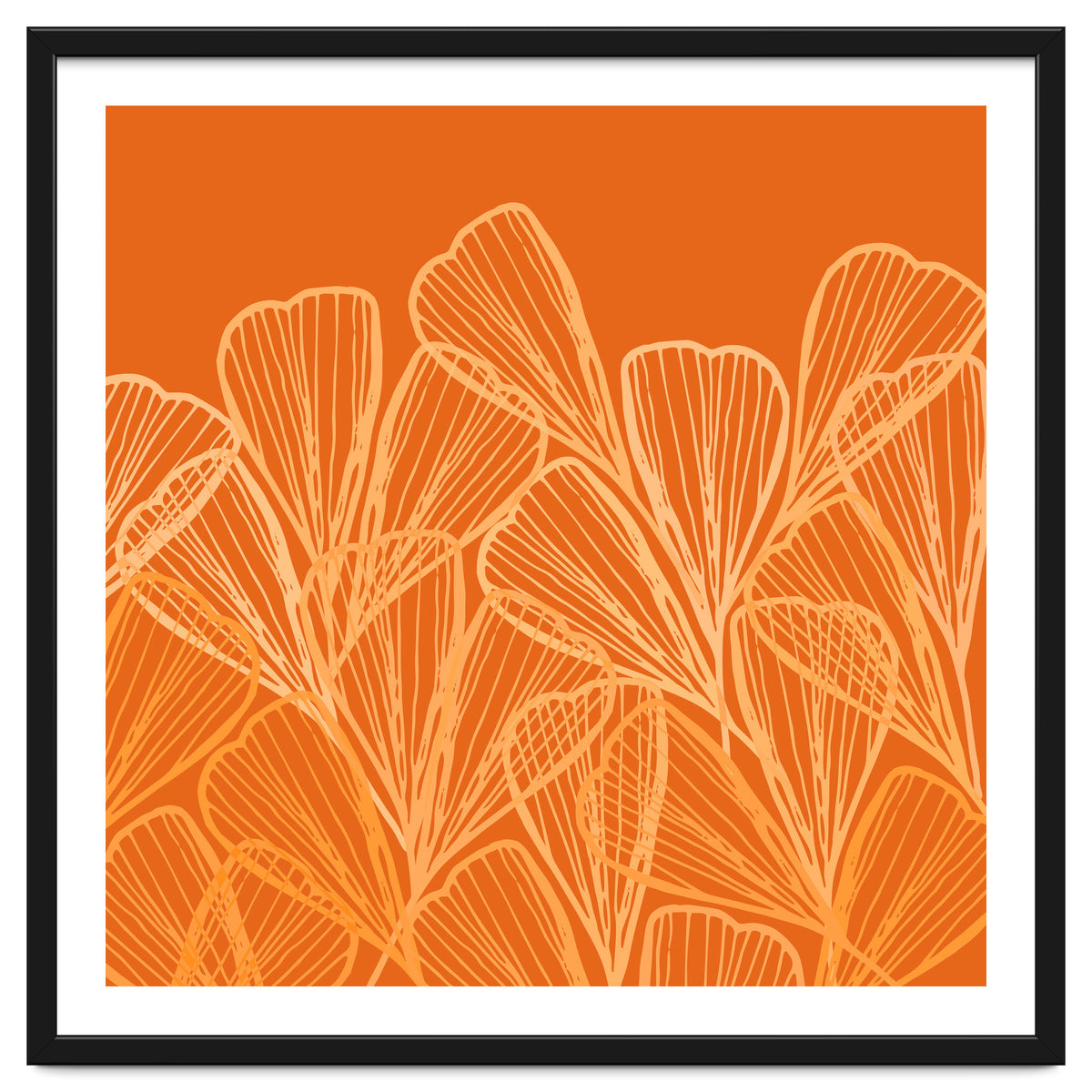 Coastal Orange Flora