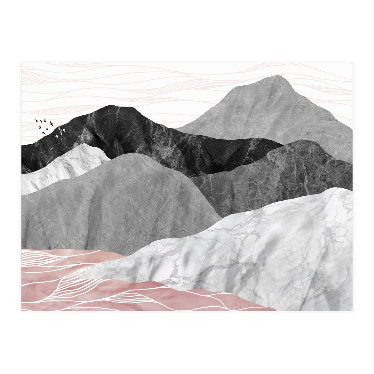 Marble Landscape 02 (Print Only)