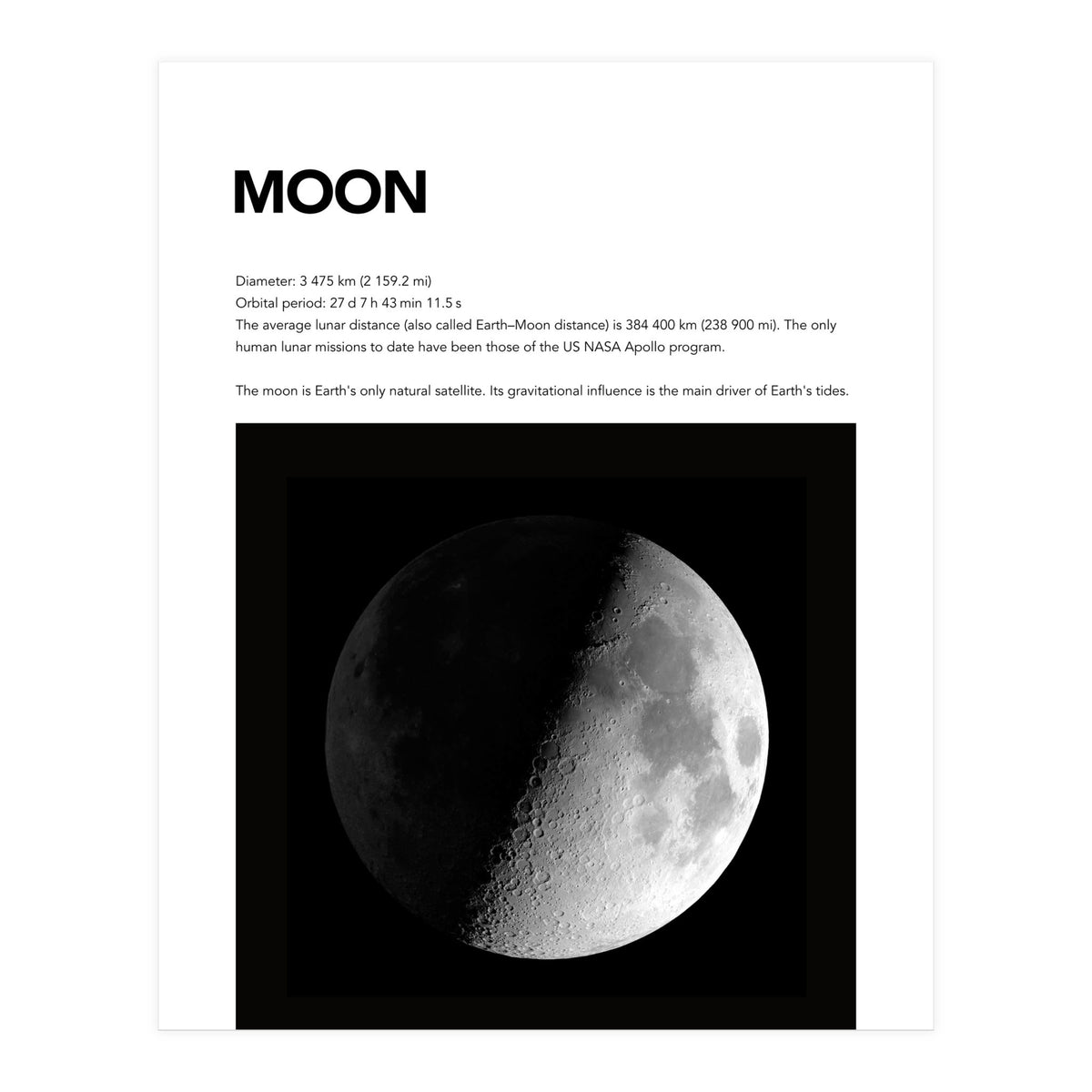 MOON (Print Only)