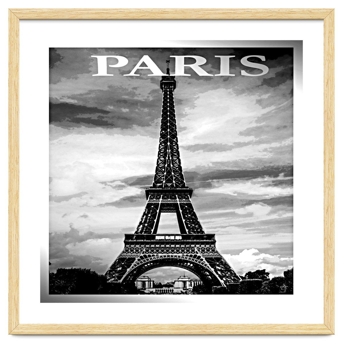 Paris France Travel Poster