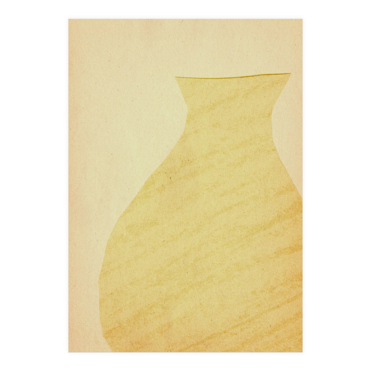 Minimalist pastel vase (Print Only)