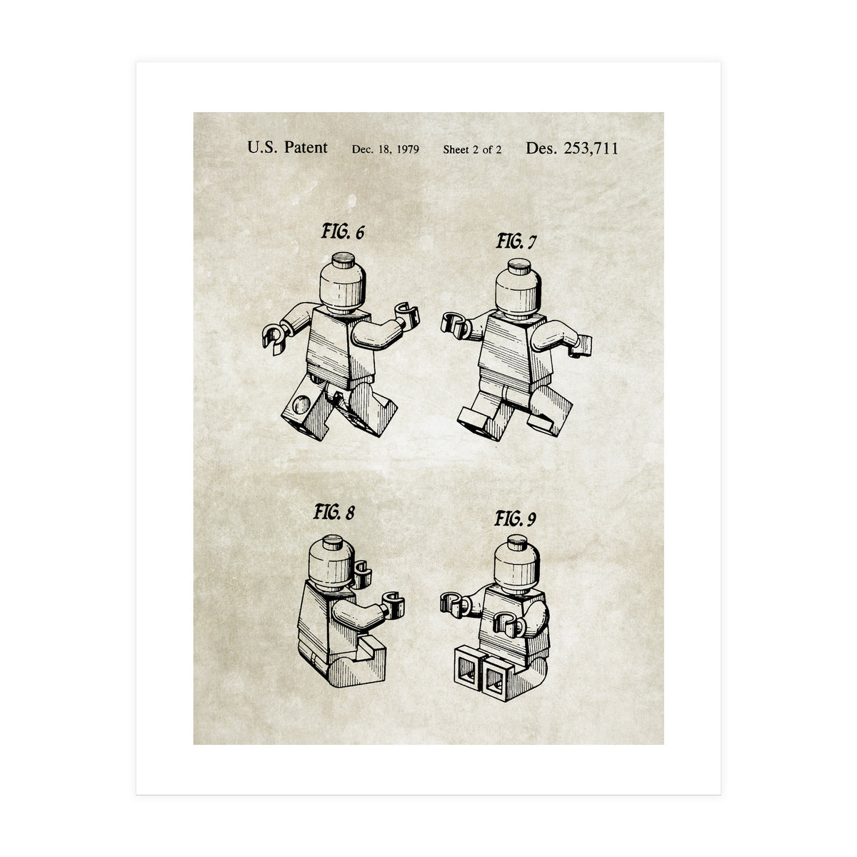 Lego Wall Art (Print Only)