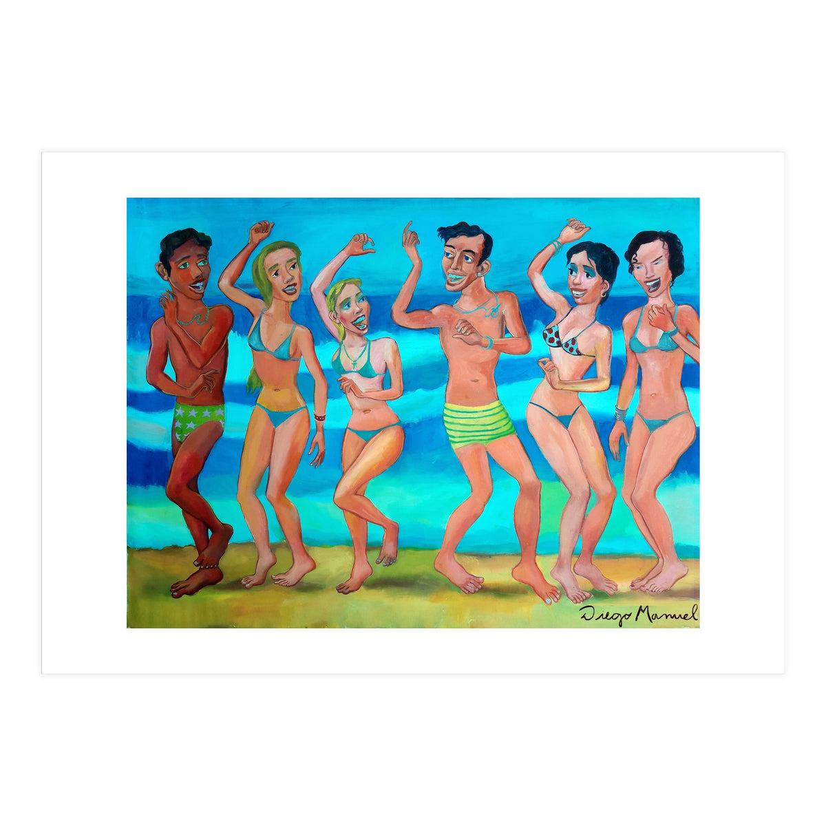 Playa Punta Mogotes (Print Only)