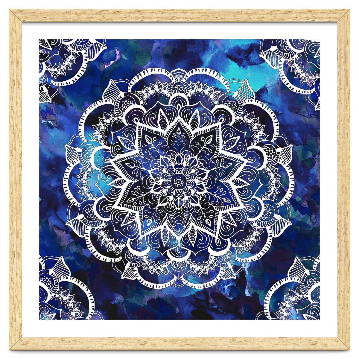 Queen Starring of Mandalas Navy