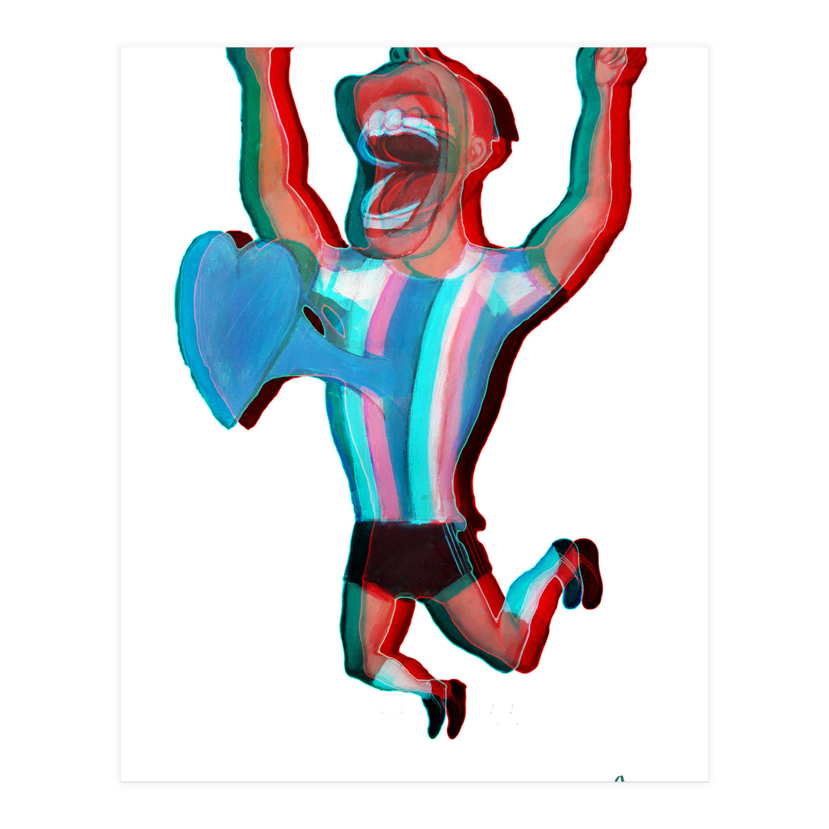 Gol De Argentina 3d B (Print Only)