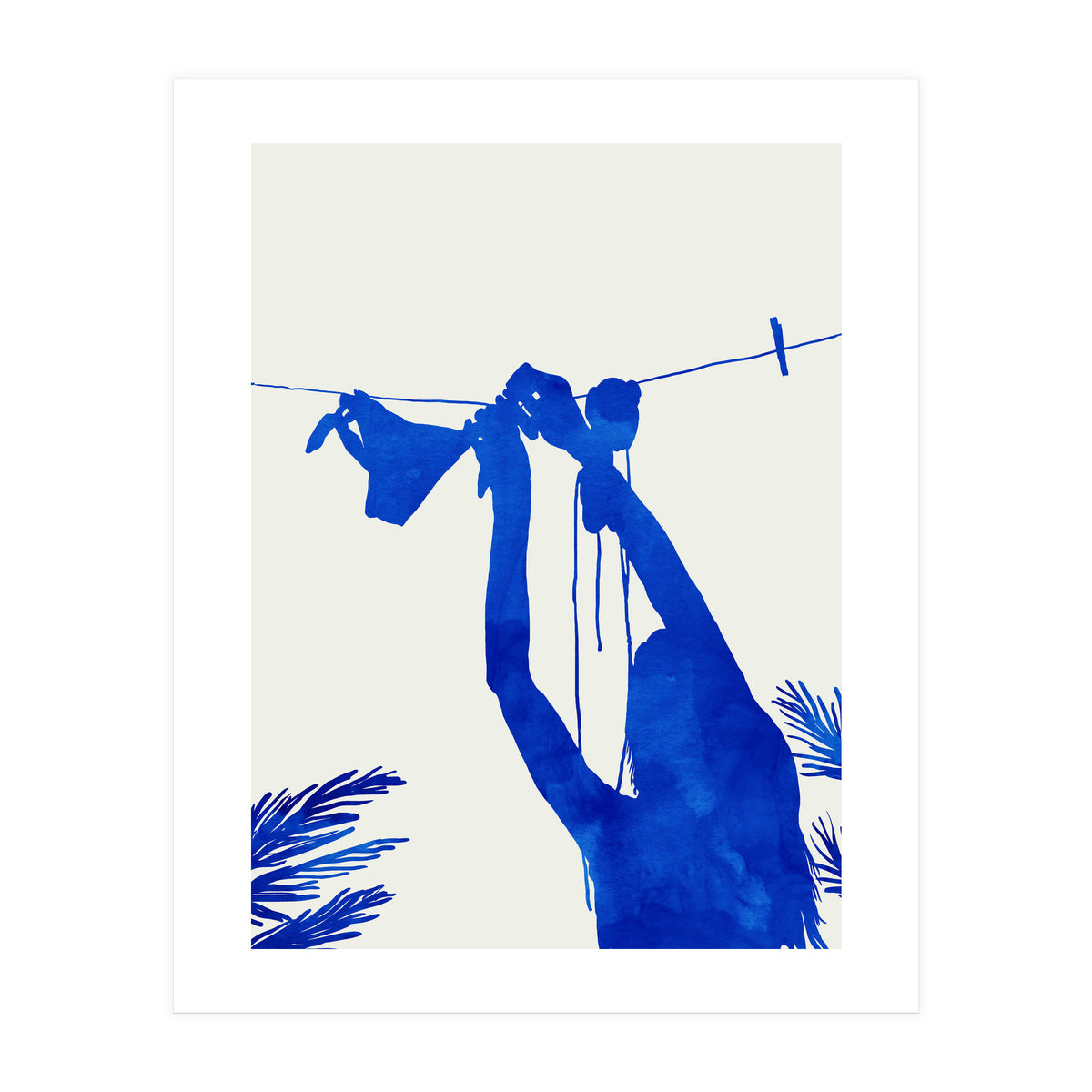 Blue Nude Vacay Matisse (Print Only)