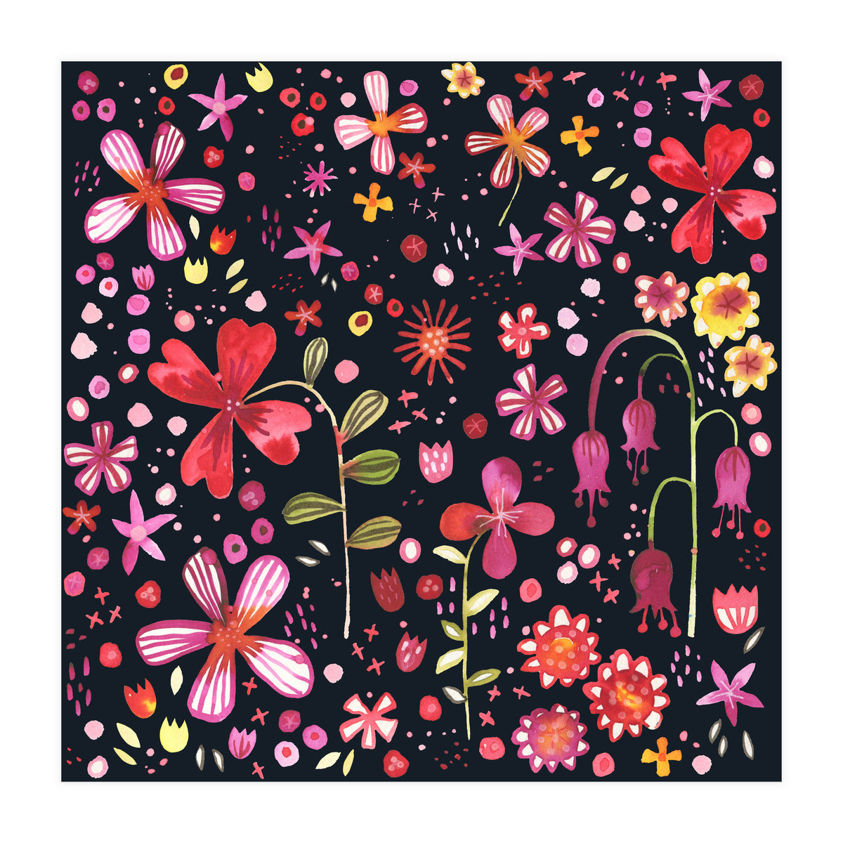 Overgrown Garden Dark (Print Only)