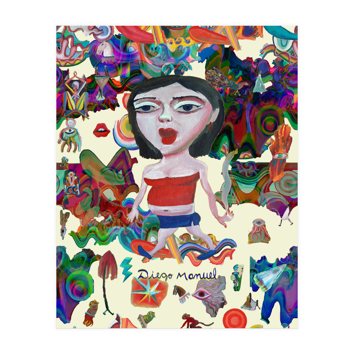 Graffitis 2021 Tapiz 43 B (Print Only)