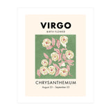 Virgo Birth Flower Chrysanthemum (Print Only) thumbnail