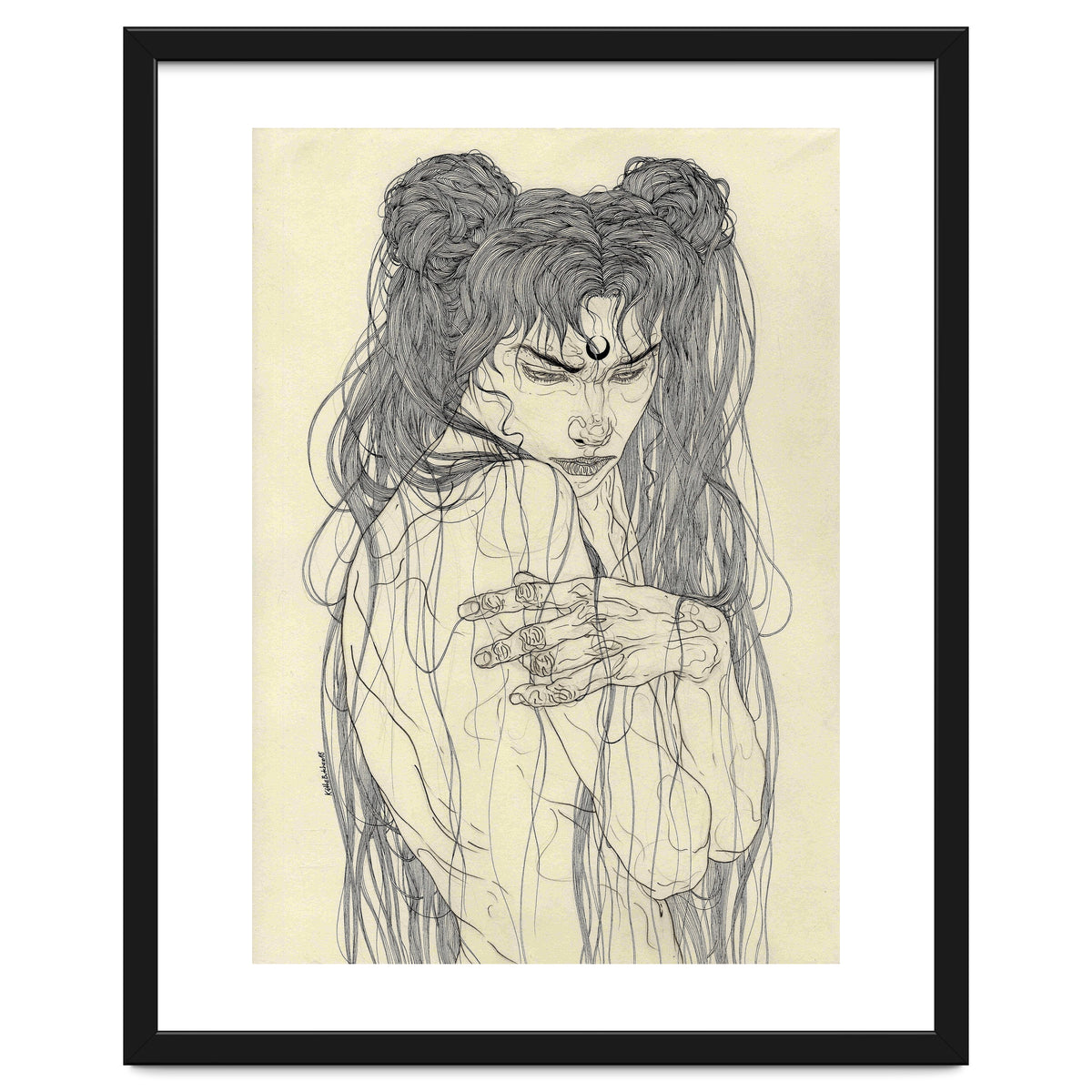 There is a dark moon rising inside of me