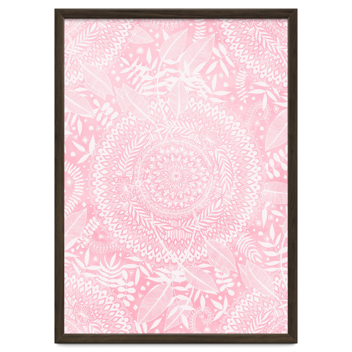 Medallion Pattern in Blush Pink