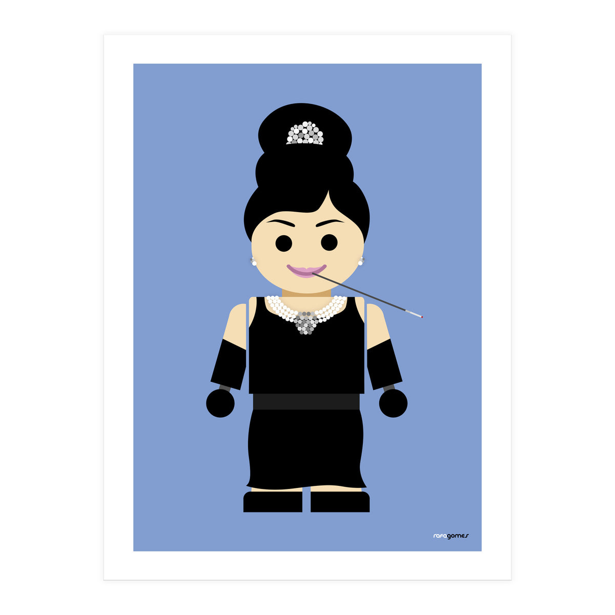 Audrey Hepburn Toy (Print Only)