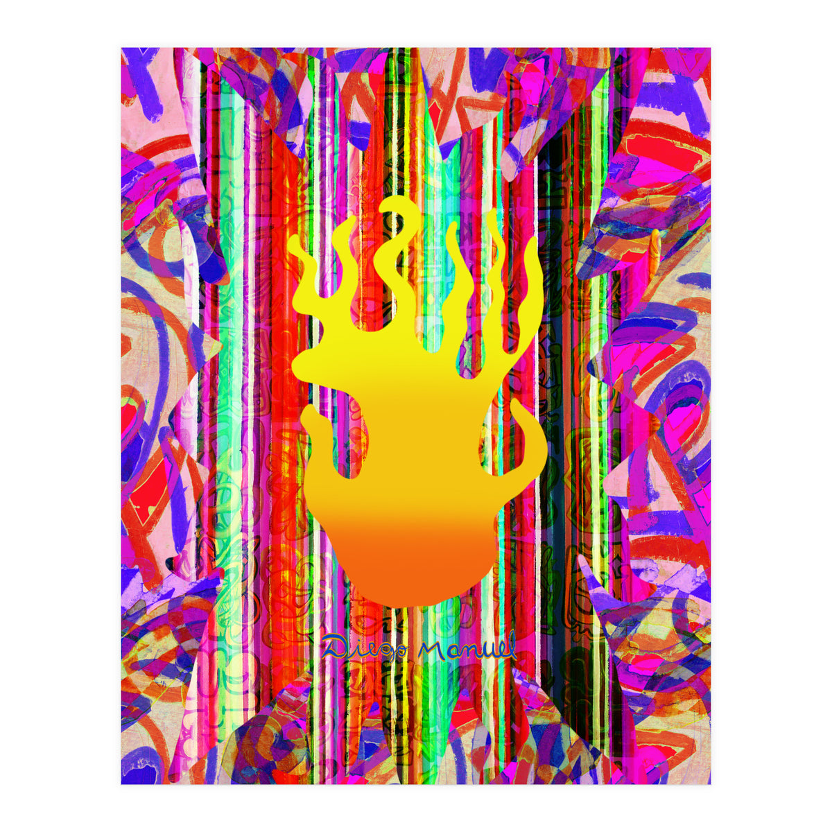 Fuego Y Graffiti 33 (Print Only)